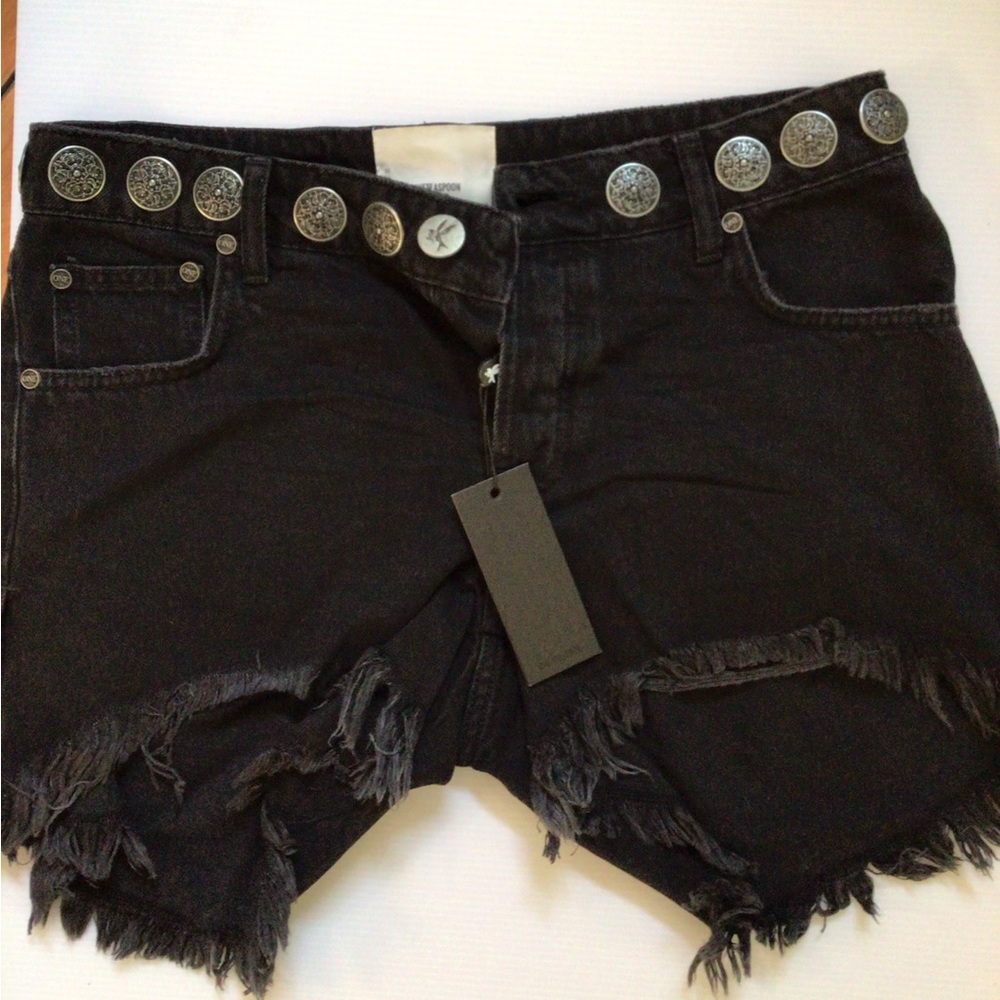 !Rare One a teaspoon coin marlon boyfriend shorts